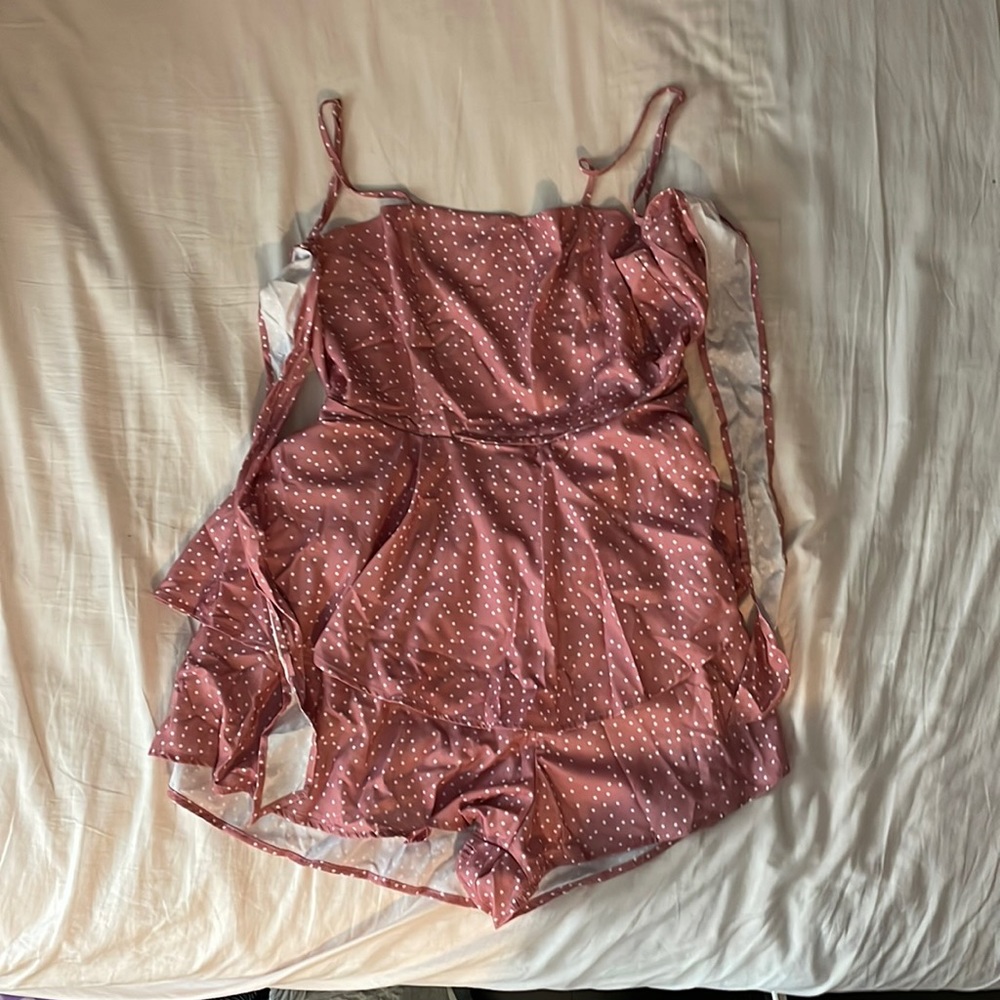 *NEW* Tie Back Polka Dot Romper